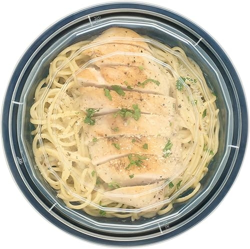 Miniatura 227 de Restaurantware Asporto - Cajas para llevar de 16 onzas, 50 recipientes de alimentos para llevar para microondas, tapas de plástico transparente Negro