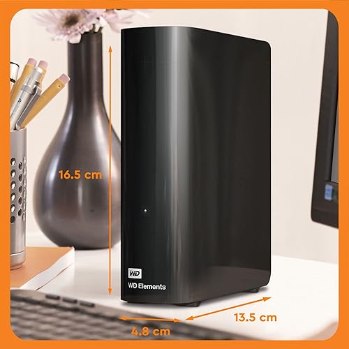 Miniatura 2 de WD Elements - Disco duro externo de escritorio (6 TB, USB 3.0), color negro