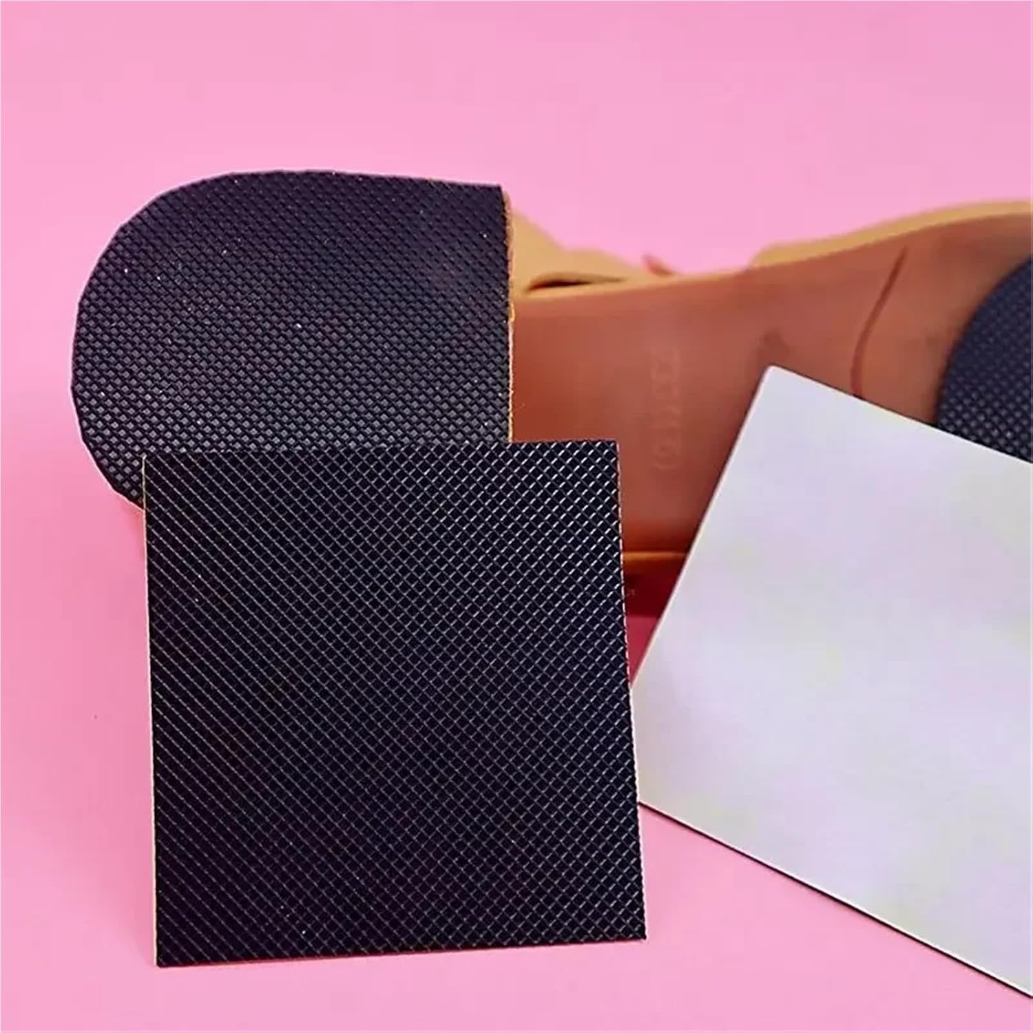 Shoe Sole Repair Rubber Soling Sheet 10-120pcs Heel Soles Protector Rubber Repair Outsole Anti Slip Cover Replacement Sole Sticker Patch Protect Sheet(100pcs)