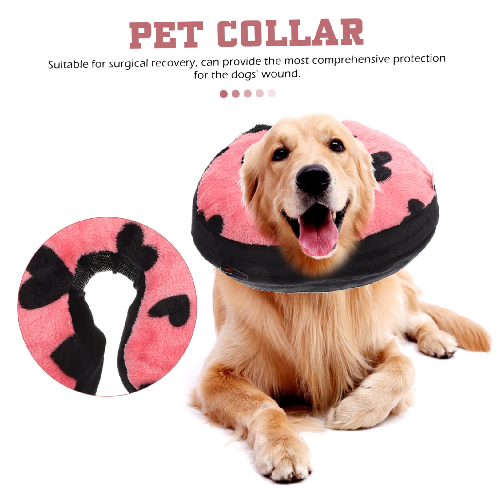 Kisangel 4piezas Collar Inflable para Gatos Protección De Cuello para De Lesiones Collar Ergonómico para Mascotas Previene Lamer y Rasguñar Heridas