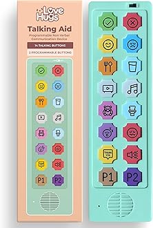 AAC Device for Autism & Speech Therapy. Non Verbal Communication Tools for Kids & Adults. Programmable AAC Communication Device. Alternative to Autism Communication Cards & PECS Cards for Autism