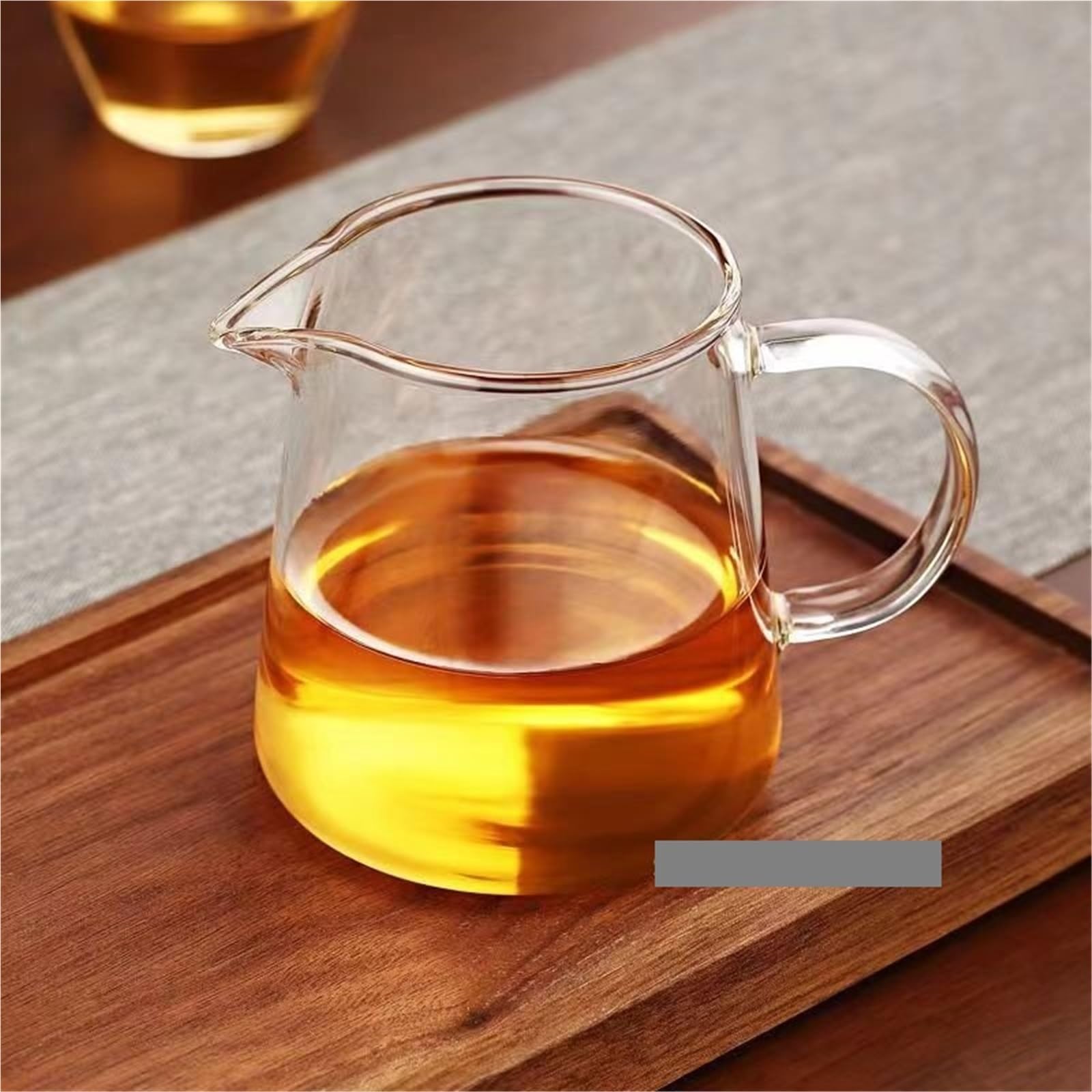 Jarra de cristal 2 uds., jarra leche 300/450/600ml, café transparente, vertedor y té Para café(450ml)