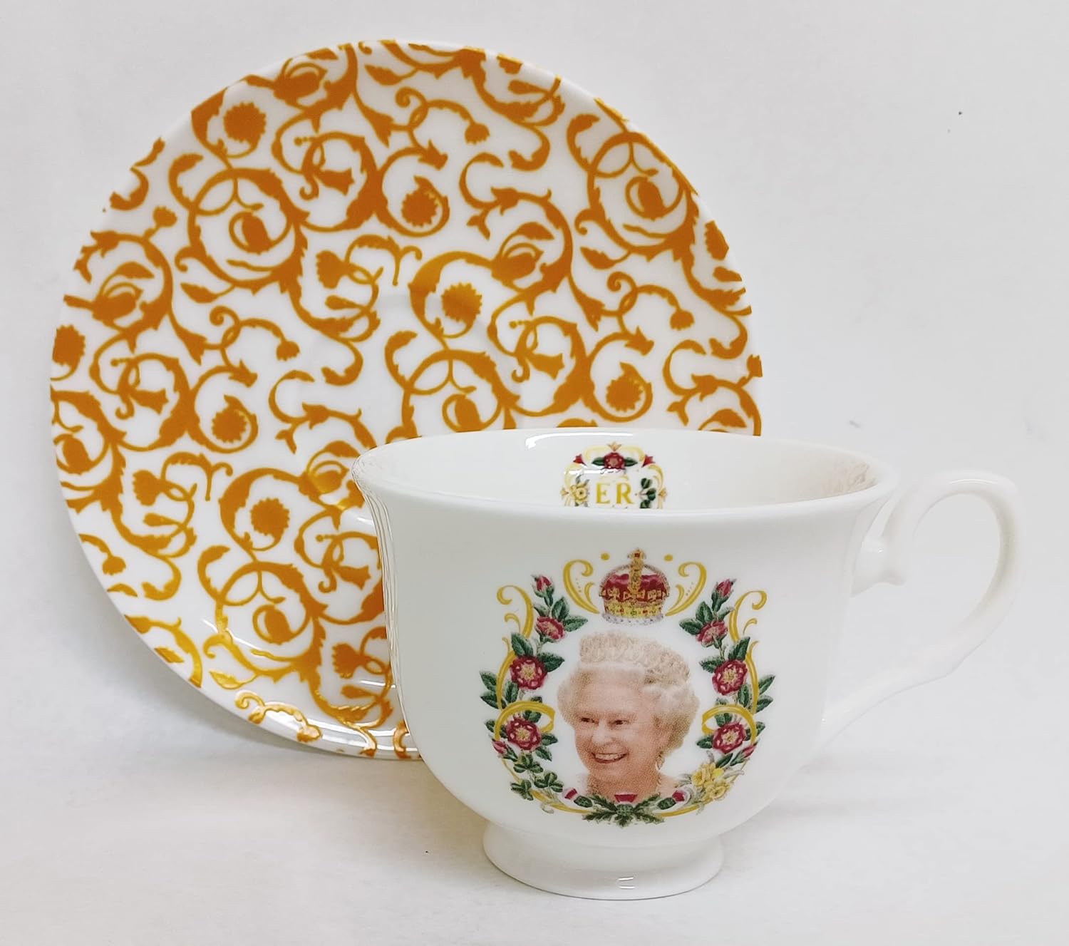 Rainbow Decors Ltd HM Queen Elizabeth II Platinum Jubilee Tea Cup and