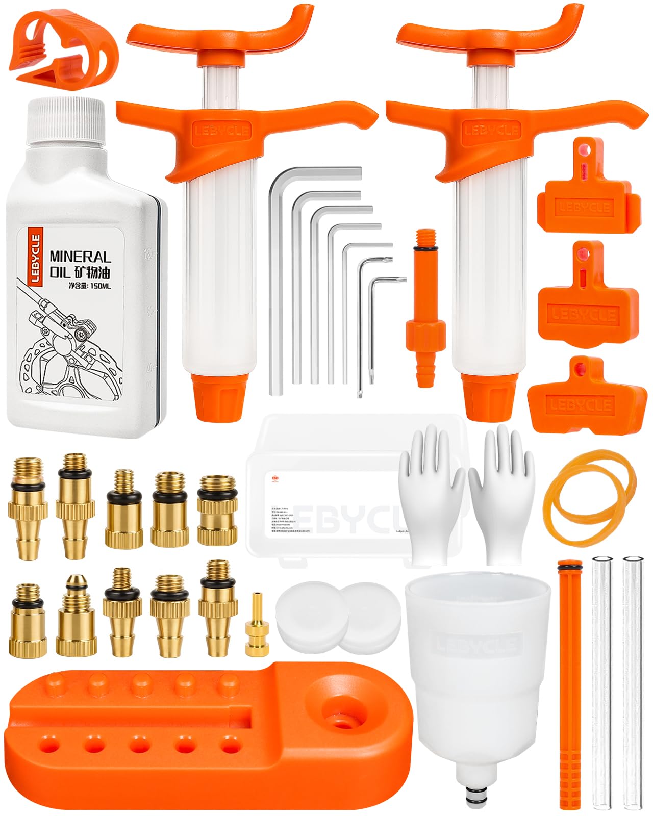 Bike Brake Bleed Kit for Shimano,TEKTRO,MAGURA,Mineral Oil