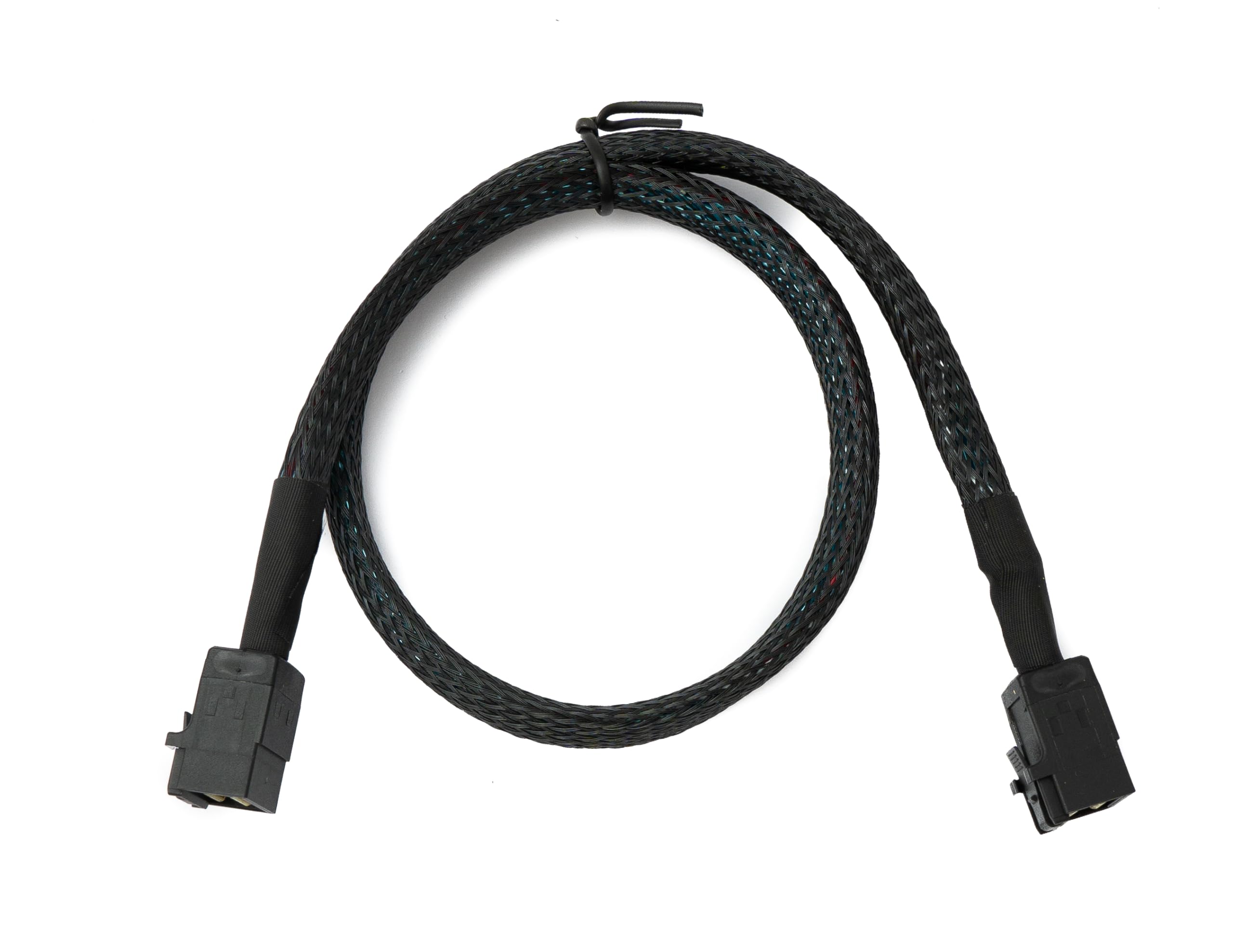 System-S SFF-8643 Câble 50 cm Mini SAS HD mâle vers mâle tressé haute densité pour disque dur