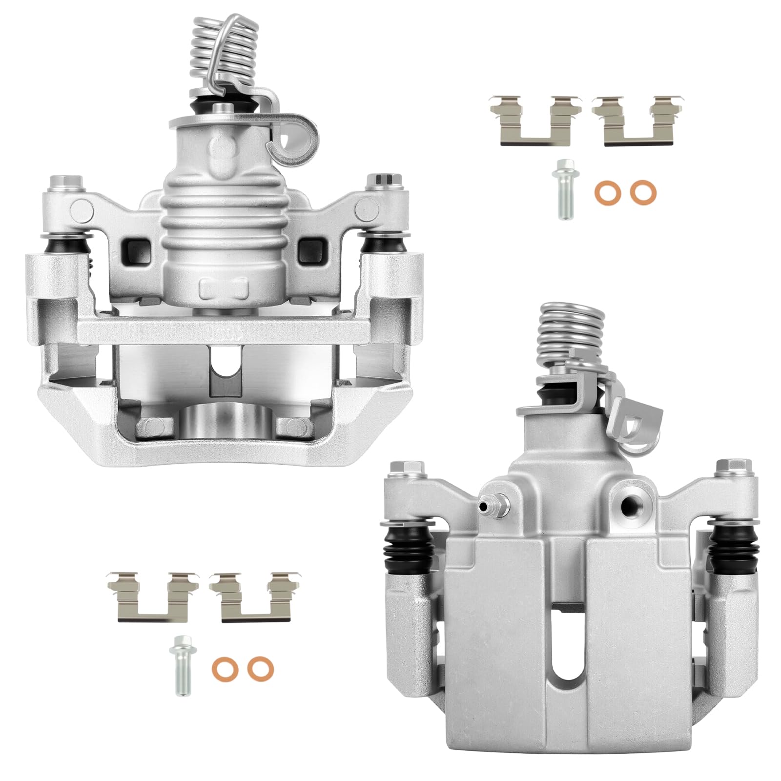 SCITOO 2PCS 18B5010 18B5011 Rear Driver &amp; Passenger Side Brake Calipers | Fit For Buick,For Chevrolet,For Pontiac Models - For Allure 2005-2009,For Grand Prix 2004-2008 With Bracket