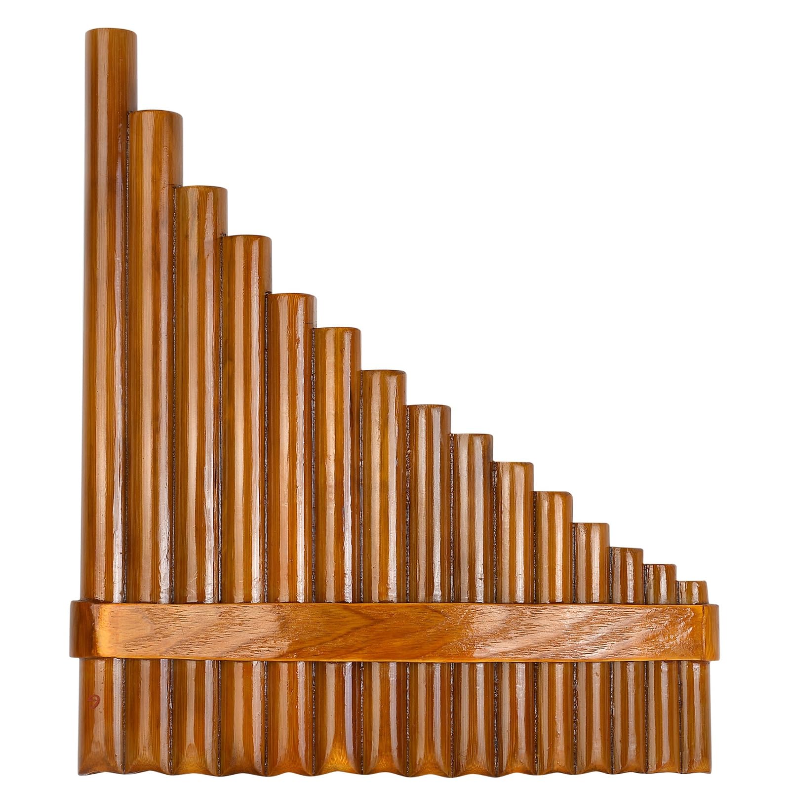 Pan flet bambusowy 15 rur, chińskie tradycyjne instrumenty dęte drewniane, G Tune, 440 Hz, regulowane strojenie, korki, odpowiednie dla początkujących, wykonawców i do użytku w klasie