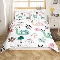 Vista 3 de Decoración de habitación kawaii, juego de funda de edredón arcoíris tamaño Queen para niños y niños, lindo diseño de nubes, acuarela, gotas