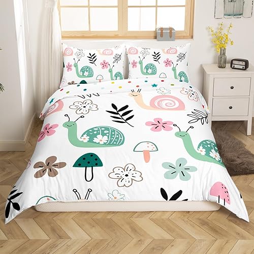 Miniatura 3 de Decoración de habitación kawaii, juego de funda de edredón arcoíris tamaño Queen para niños y niños, lindo diseño de nubes, acuarela, gotas de