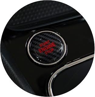 Gel Emblem Start Stop Knopf Abdeckung Aufkleber Keyless GO Carbon Druckschalter Tastenabdeckung Cover Zündung – Finest Fol...