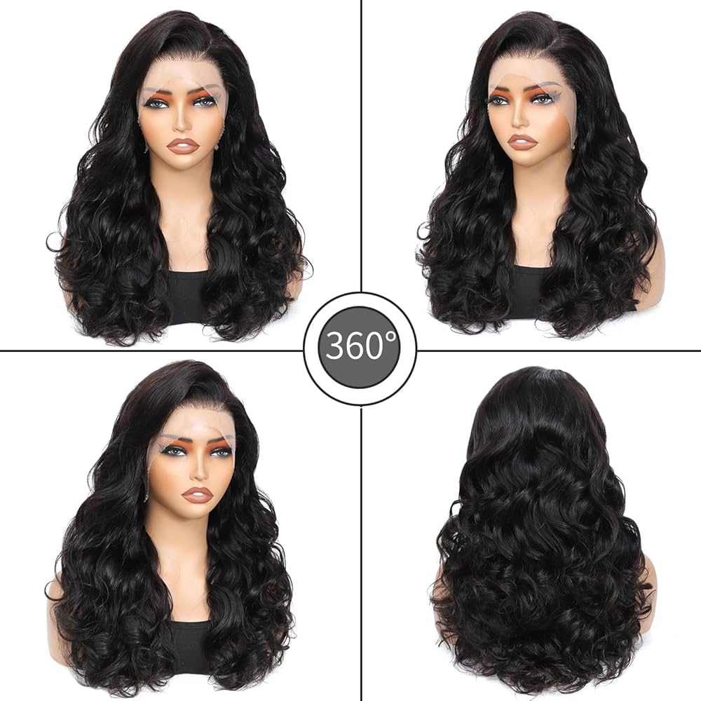 Amazon.com : Tendersse 13x4 Human Hair Wig 250 Density HD