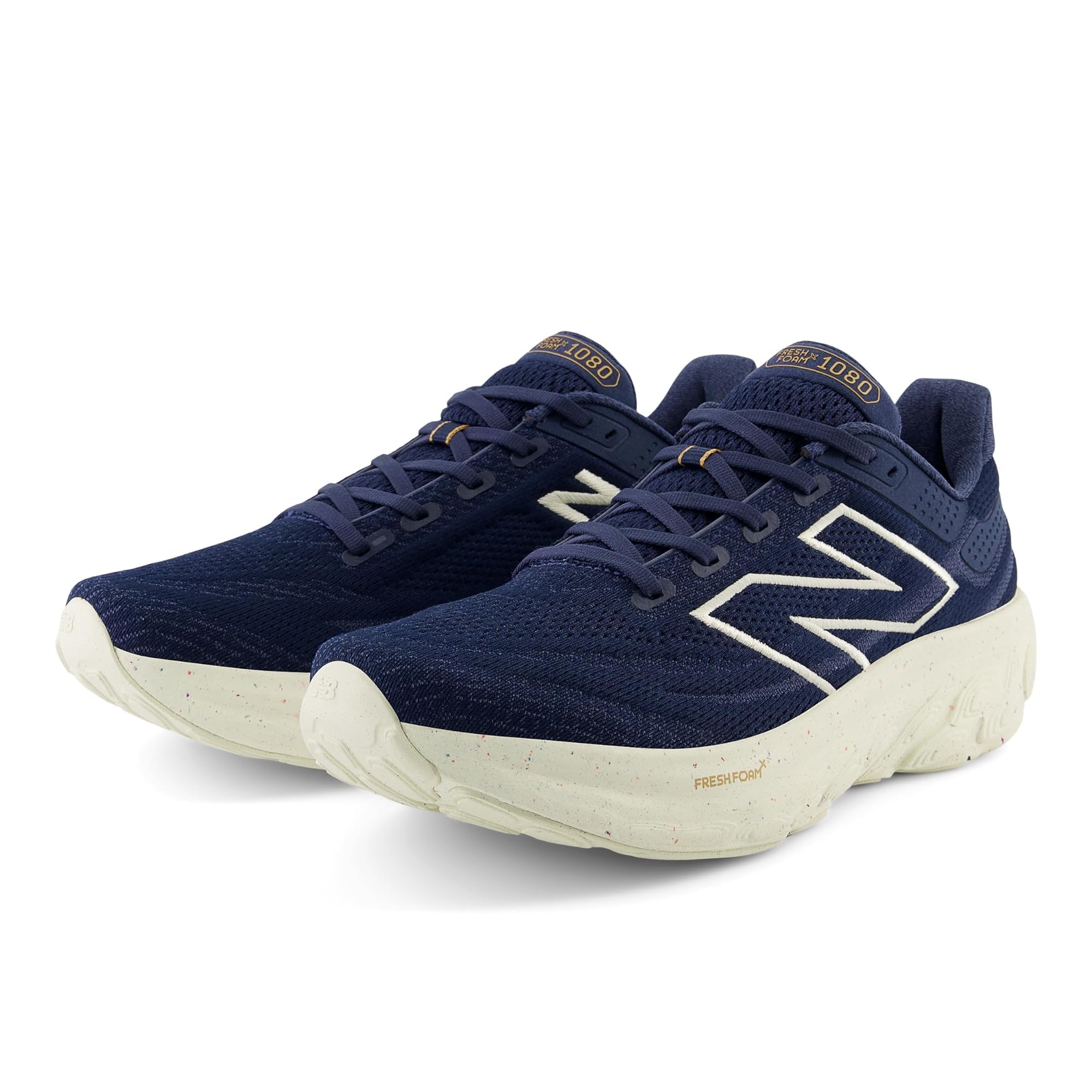 New Balance Men's M1080P13 Running Shoe, Navy/Vintage Indigo/SEA Salt, 12
