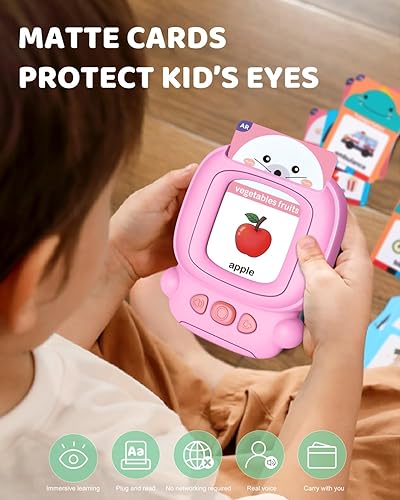 Miniatura 7 de Lauon Tarjetas didácticas parlantes, juguetes sensoriales para autismo, materiales de aprendizaje, tarjetas didácticas para niños pequeños, 224