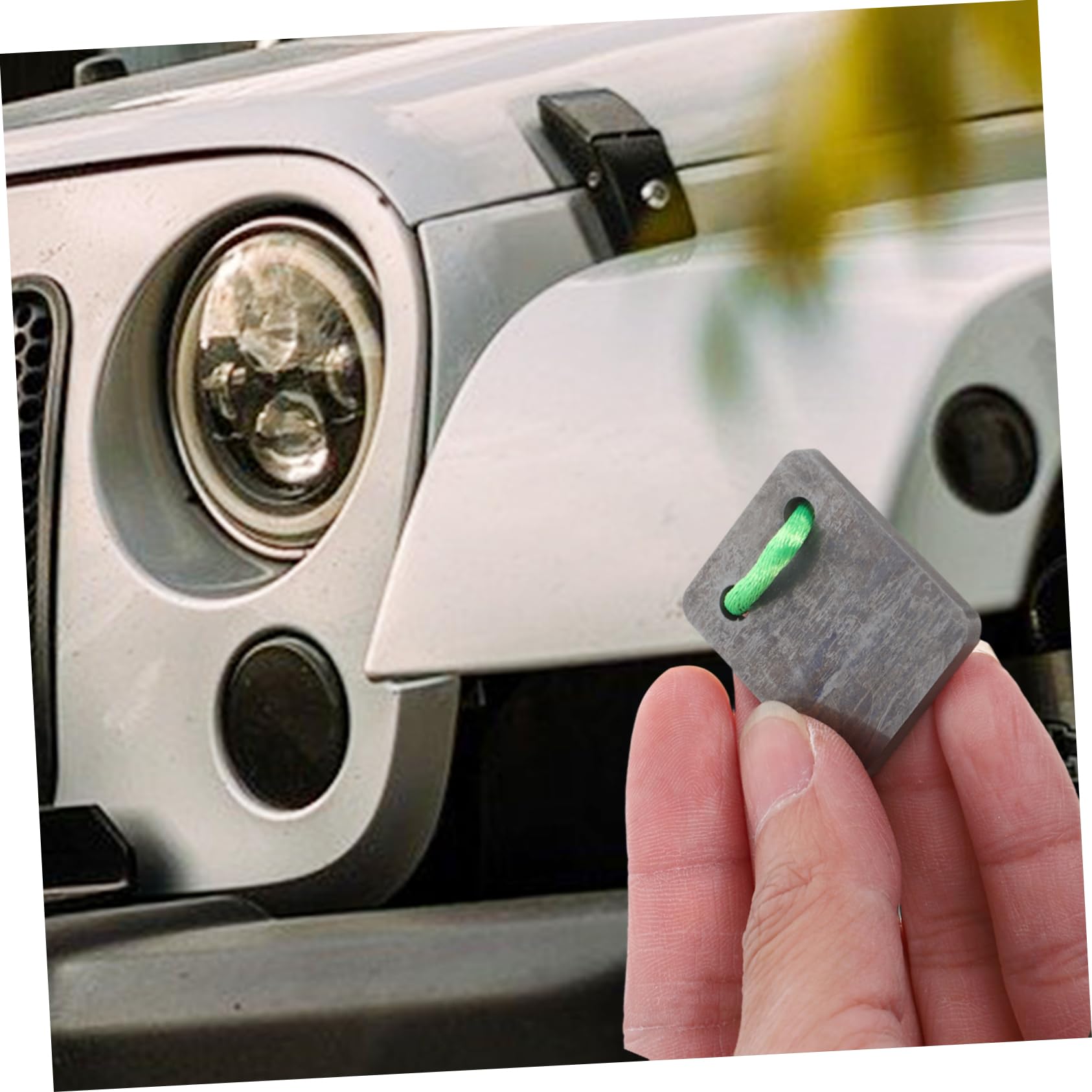 Mobestech 2 Piezas raspador de pintura colgante retocar rociar reparar auto exterior peleón raspador de limpieza de polvo raspador pulido de acero de tungsteno portátil Grey