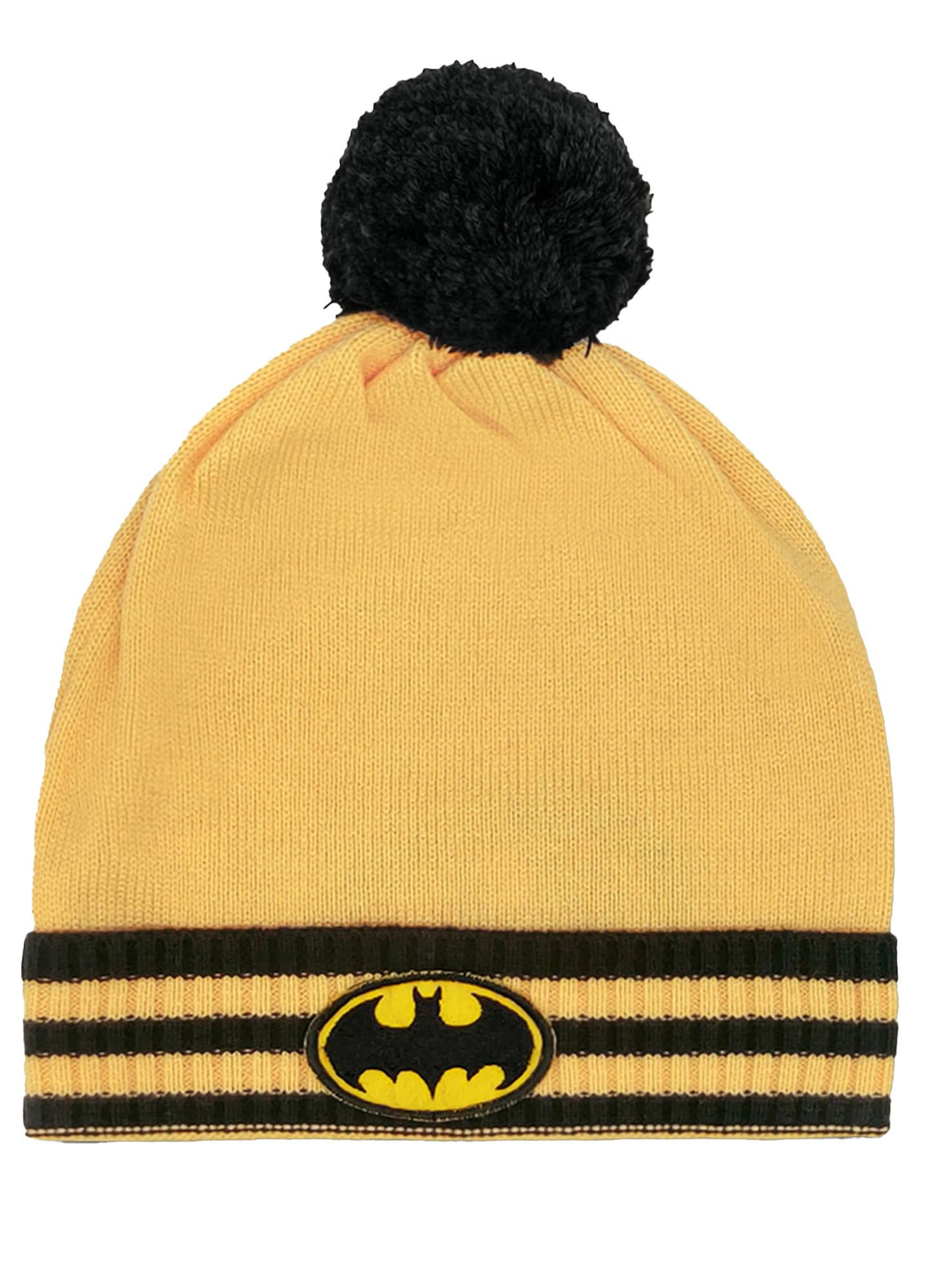 Kidsville Official Batman Graphic Printed Green & Black Beanies Cap for Boys | Boys Winter Cap