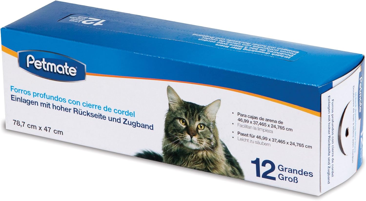 Petmate Drawstring Hi-Back Litter Box Liners Large