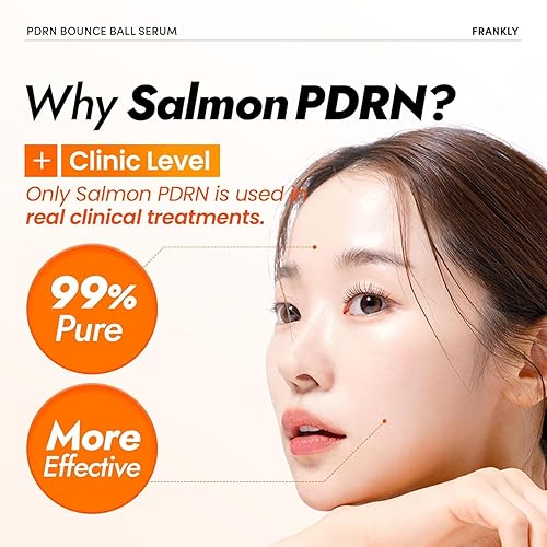 Miniatura 5 de FRANKLY Salmon PDRN Bounce Ball Serum - Suero de ADN de salmón PDRN para recuperación posterior a las microagujas, enrojecimiento y piel dañada
