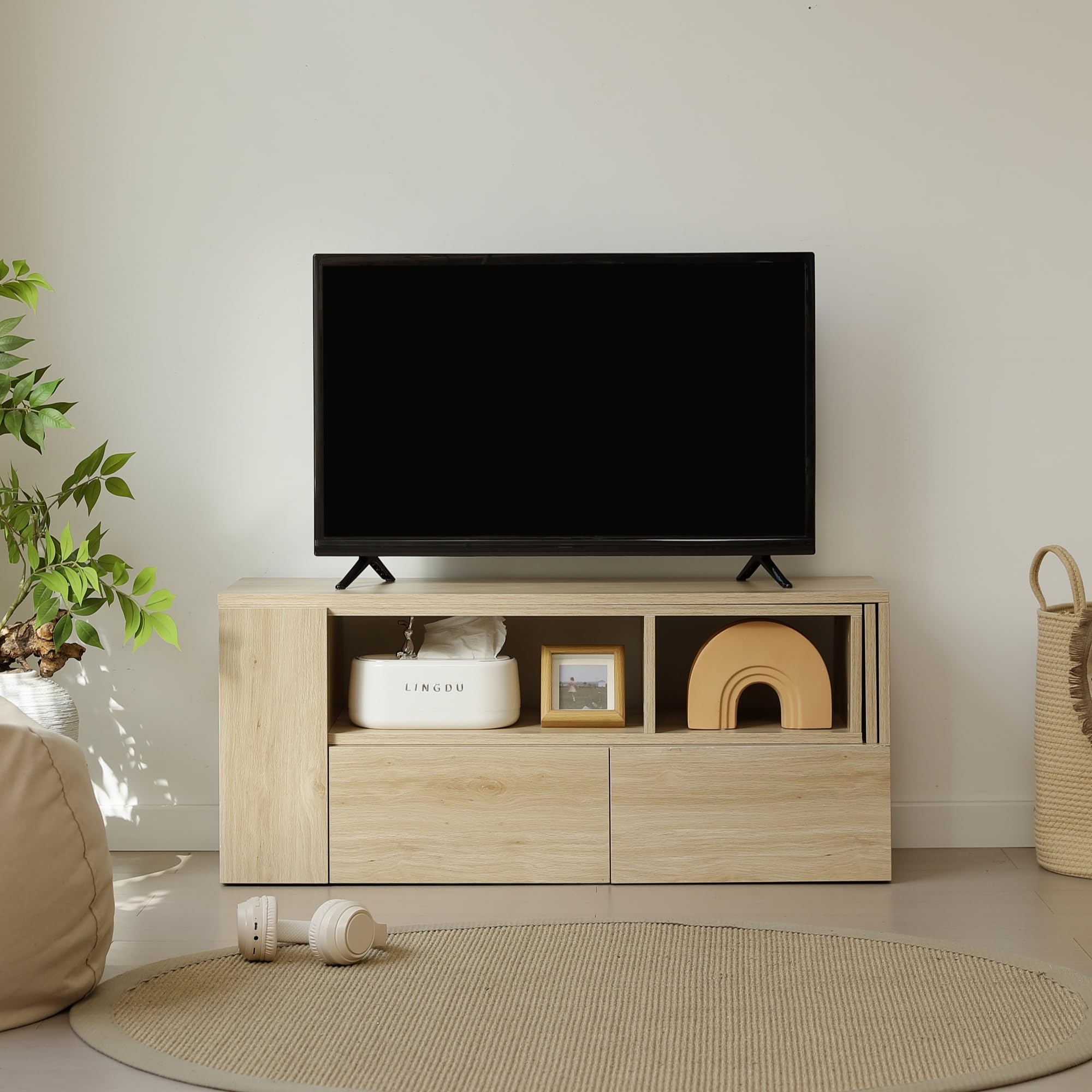 Amazon｜テレビ台 伸縮 ローボード【幅95～169cm・角度自由】コーナー 