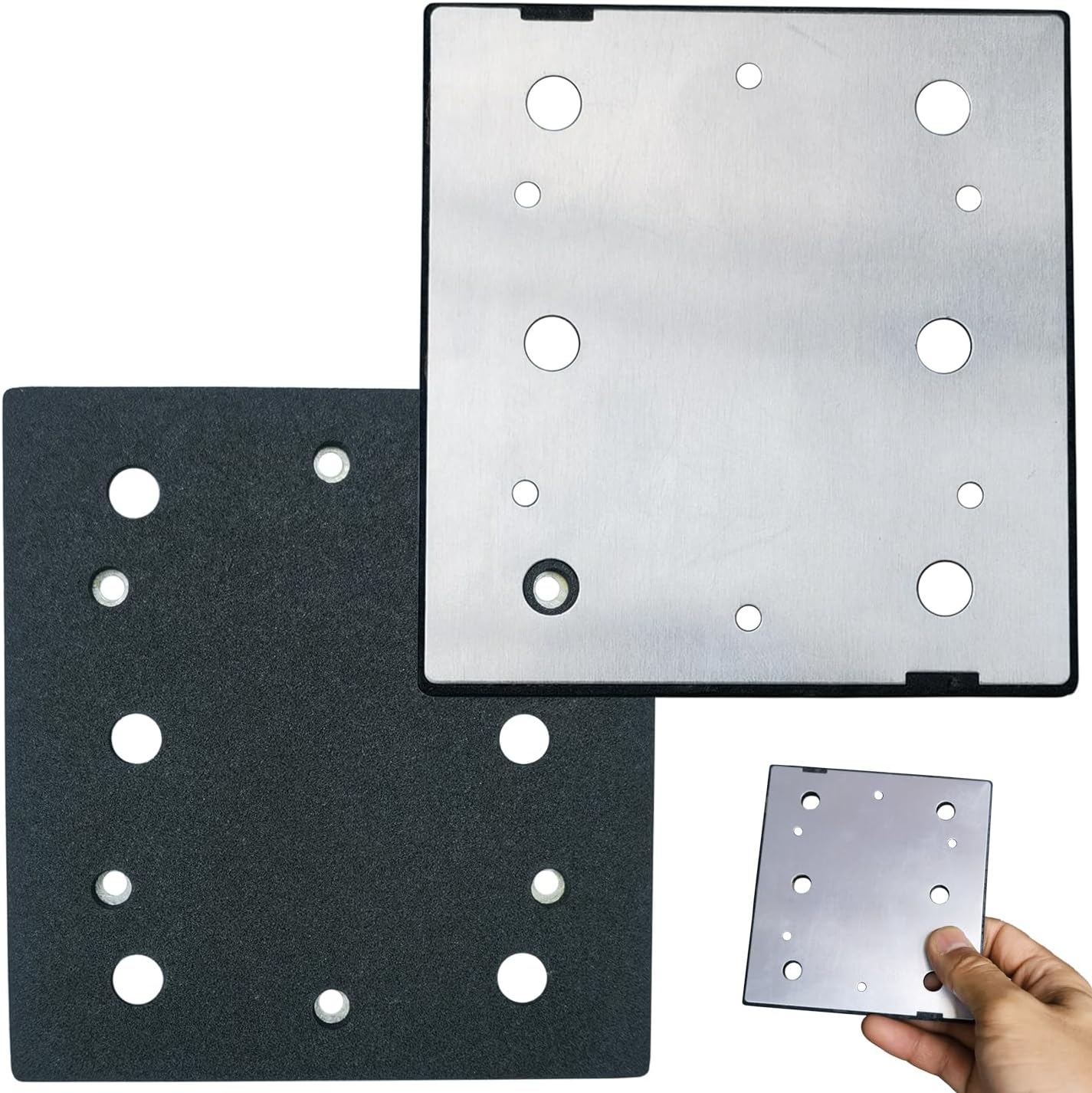 Square Sander Pads 1/4 Sheet Finish Sander Replacement Pad for Double Insulated Sander S652D S652DK S652DG - (1 Pack)