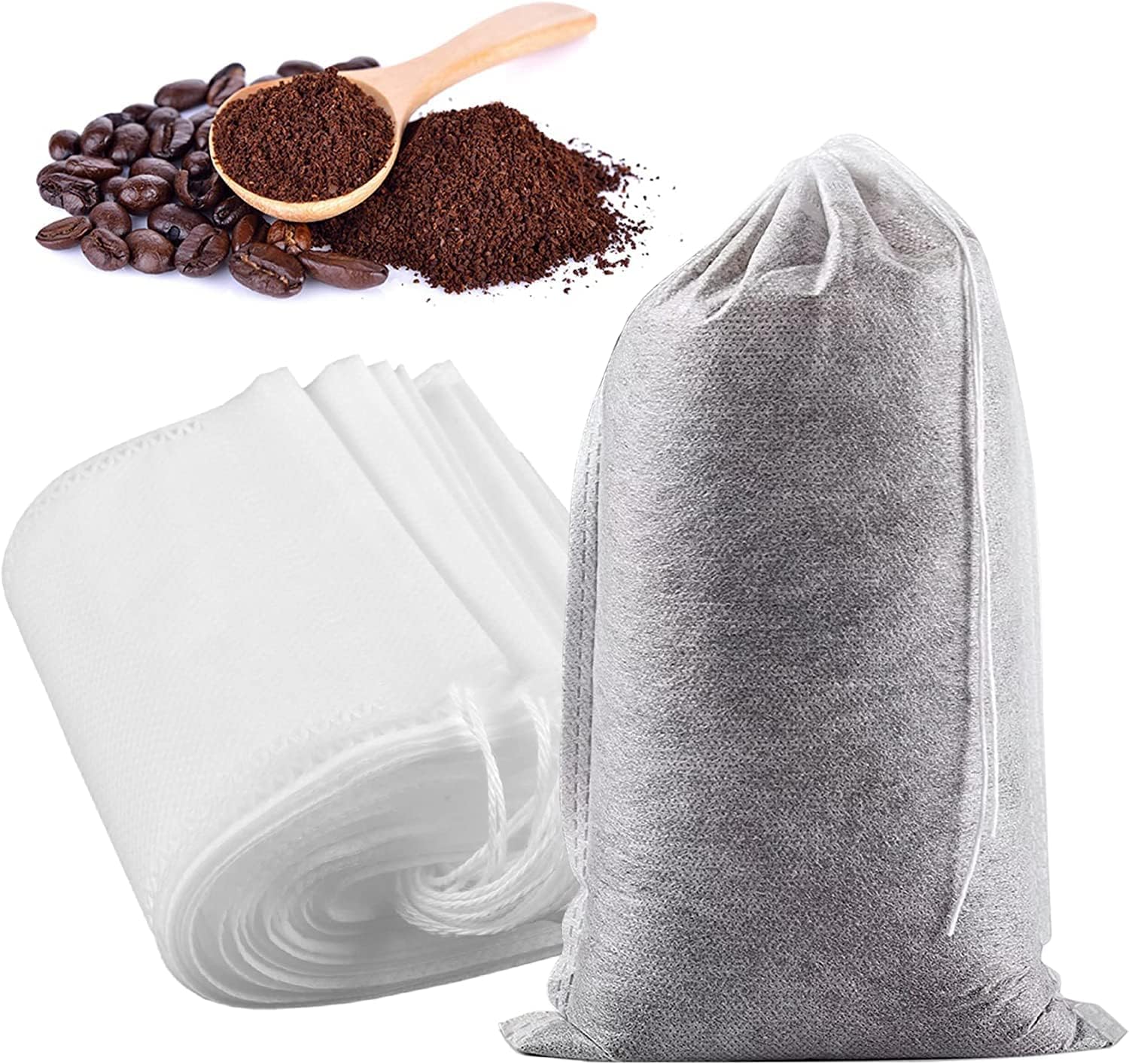 IMPRESA [200 pack] No Mess French Press Brew Bag to Save