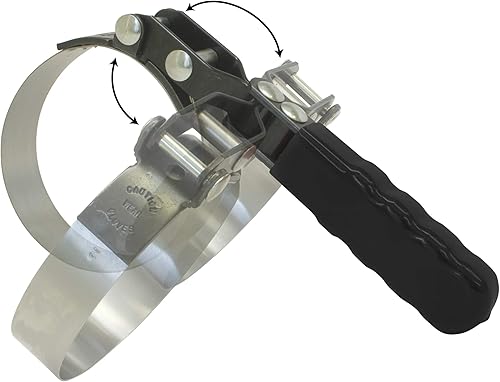 Miniatura 2 de Lisle 53700 Llave de filtro de aceite con agarre giratorio desde 2-78" - 3-14"