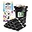 Teivio 5 Gallon 50 Counts Strong Trash Bags Garbage Bags, Bathroom Trash Can Bin Liners, Plastic Bags for home office kitchen, Black