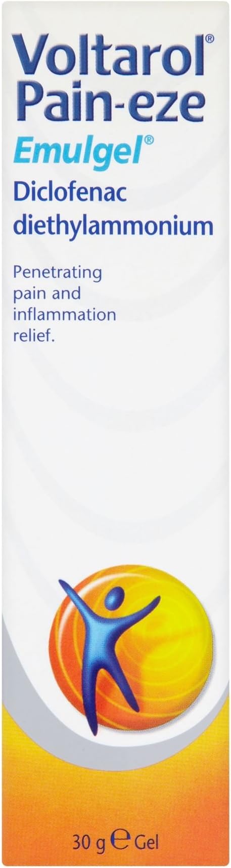 6 x Voltarol Pain-eze Emulgel 30g Gel