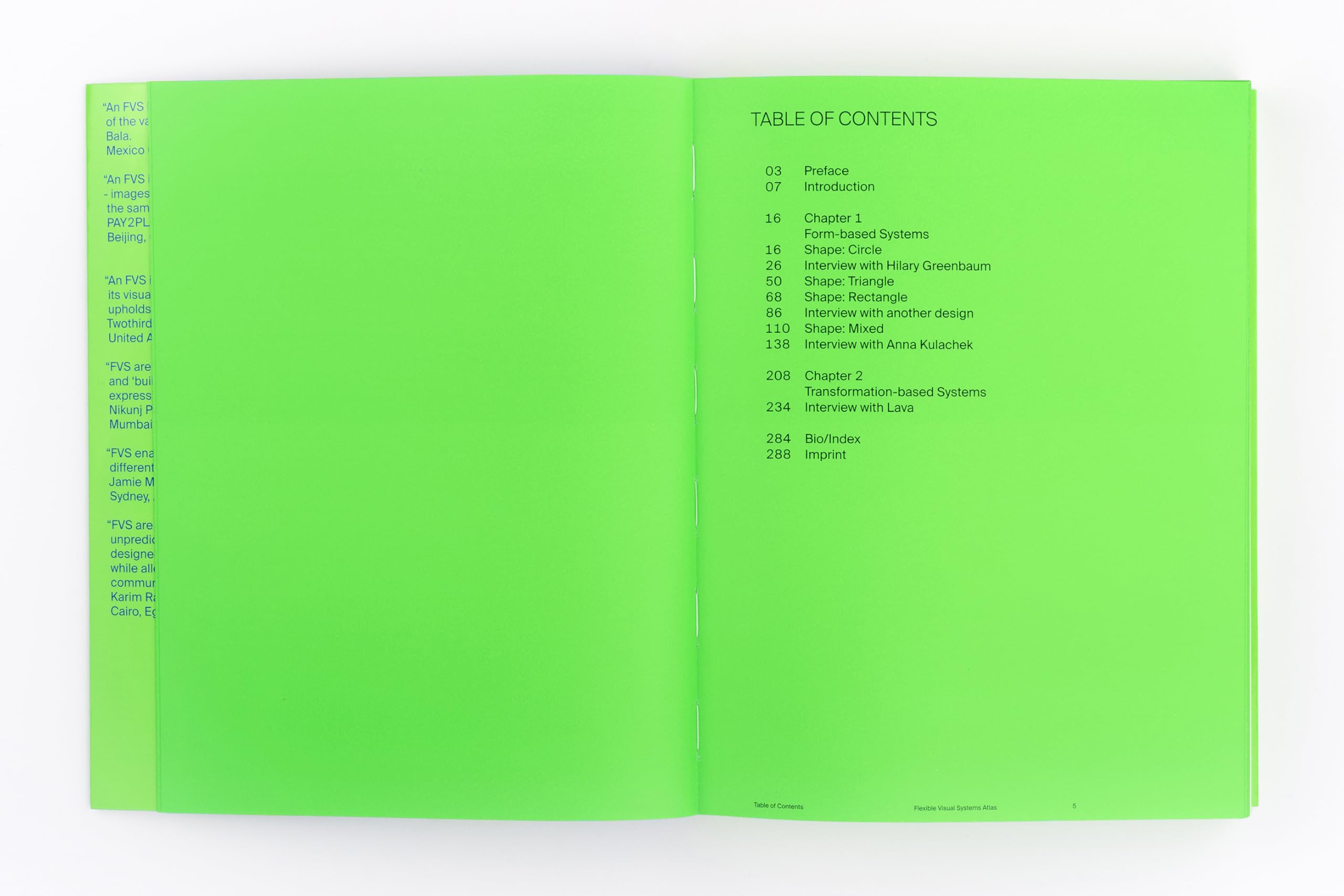 Flexible Visual Systems: The Fvs Atlas