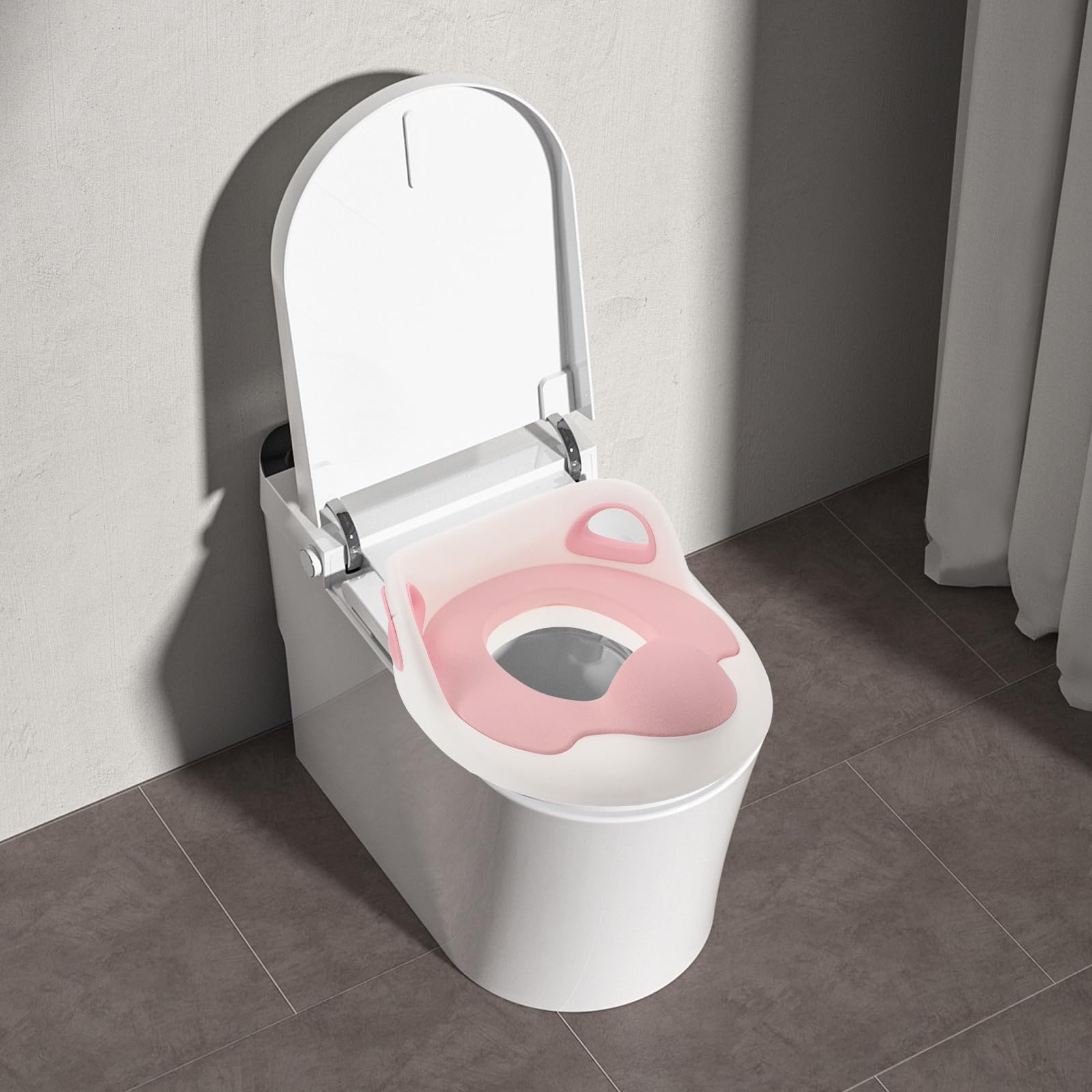 Asiento de Inodoro Portátil para Bebés, Pvc Desmontable