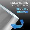 Rollo de película Mylar de 4 pies x 30 pies, lámina diamantada plateada de 6 mil, película reflectante de alta resistencia para sala de cultivo, invernaderos y sistemas de carpa de cultivo 7
