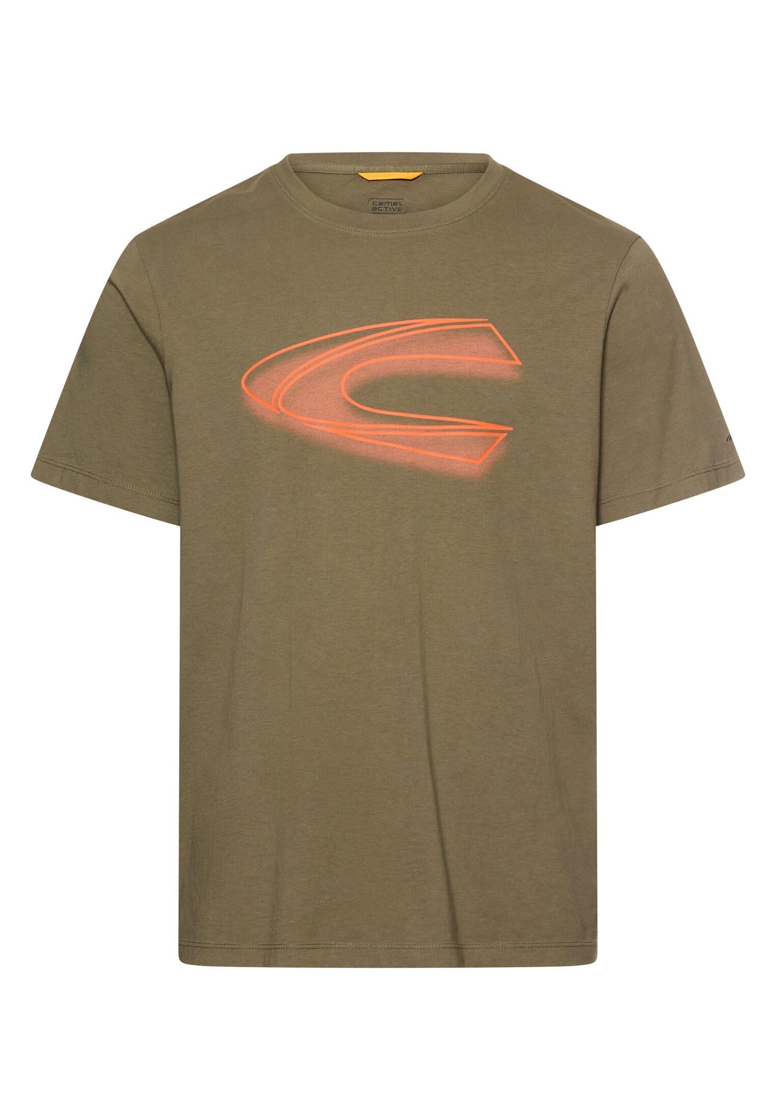 Camel Active Men's Olive Green 409700-7T02 T-Shirt, Xl