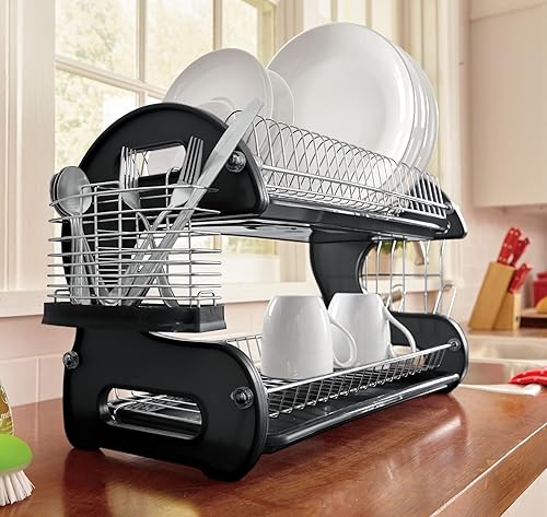 Miniatura 2 de Montgomery Ward Estante para platos de 2 niveles azul crepúsculo