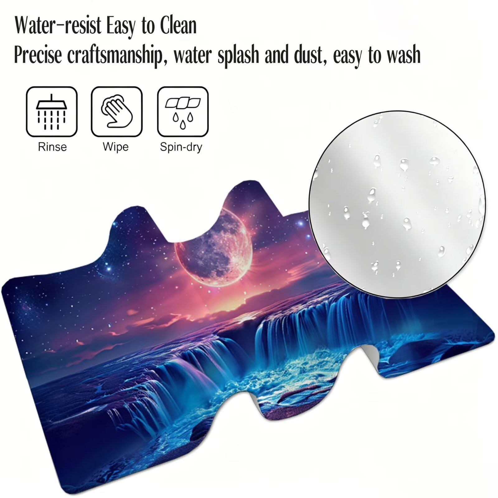 Tappetino Mouse XXL, 1400x600x3mm Tappetino per Mouse con blu, Tappetino Scrivania da Gaming in Gomma Antiscivolo di Grande Dimensione per Computer Gamer Autunno XF-97