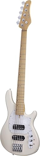 Schecter CV-5 Bajo Guitarra - Marfil