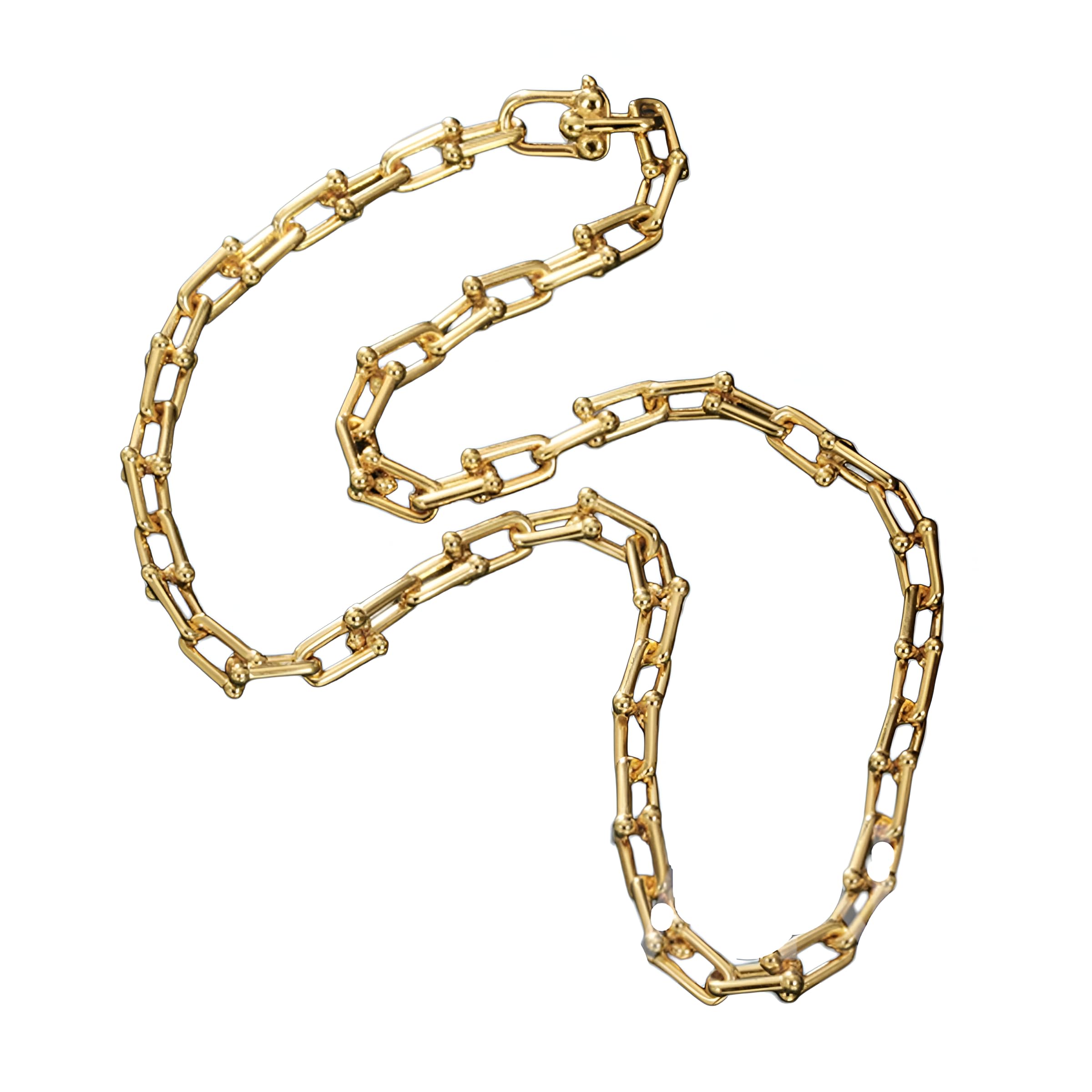 XHYRHTS Zubehör 925 Sterling Silber Hufeisen-Halskette für Damen und Herren, Hufeisen-Halsketten-Anhänger, Tiff Klassische U-förmige Hufeisen-Anhänger-Halskette, schöne Pferdehuf-Halskette