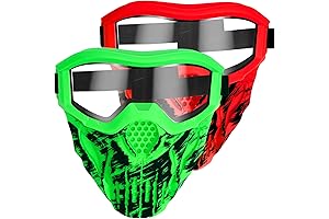 Upgraded Nerf Rival Vision Gear: Tactical Mask with Goggles, Unparalleled Protection and Precision