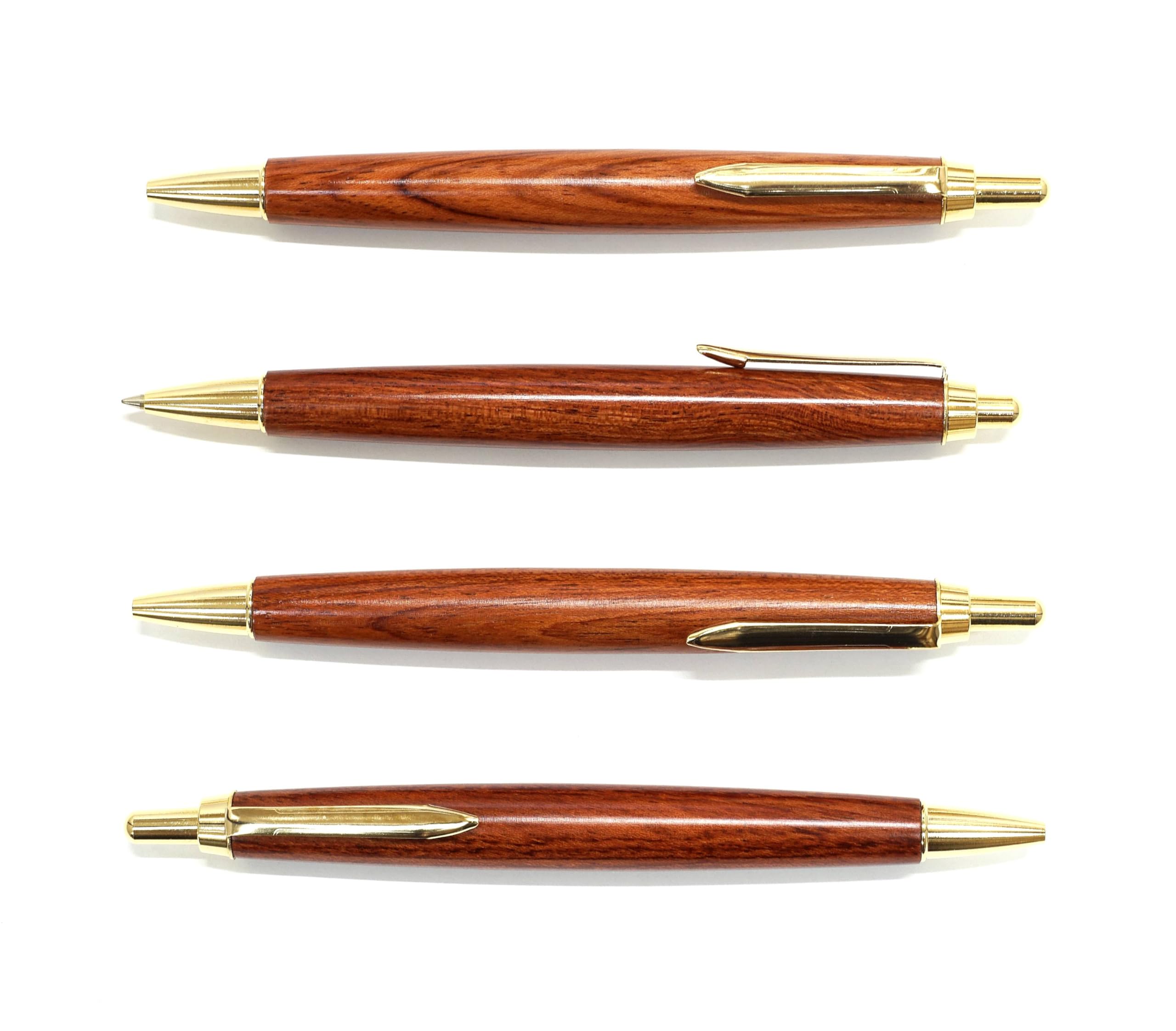 Amazon | 3本パック 日本製 木軸レトロノック式ボールペン 高級貼り箱