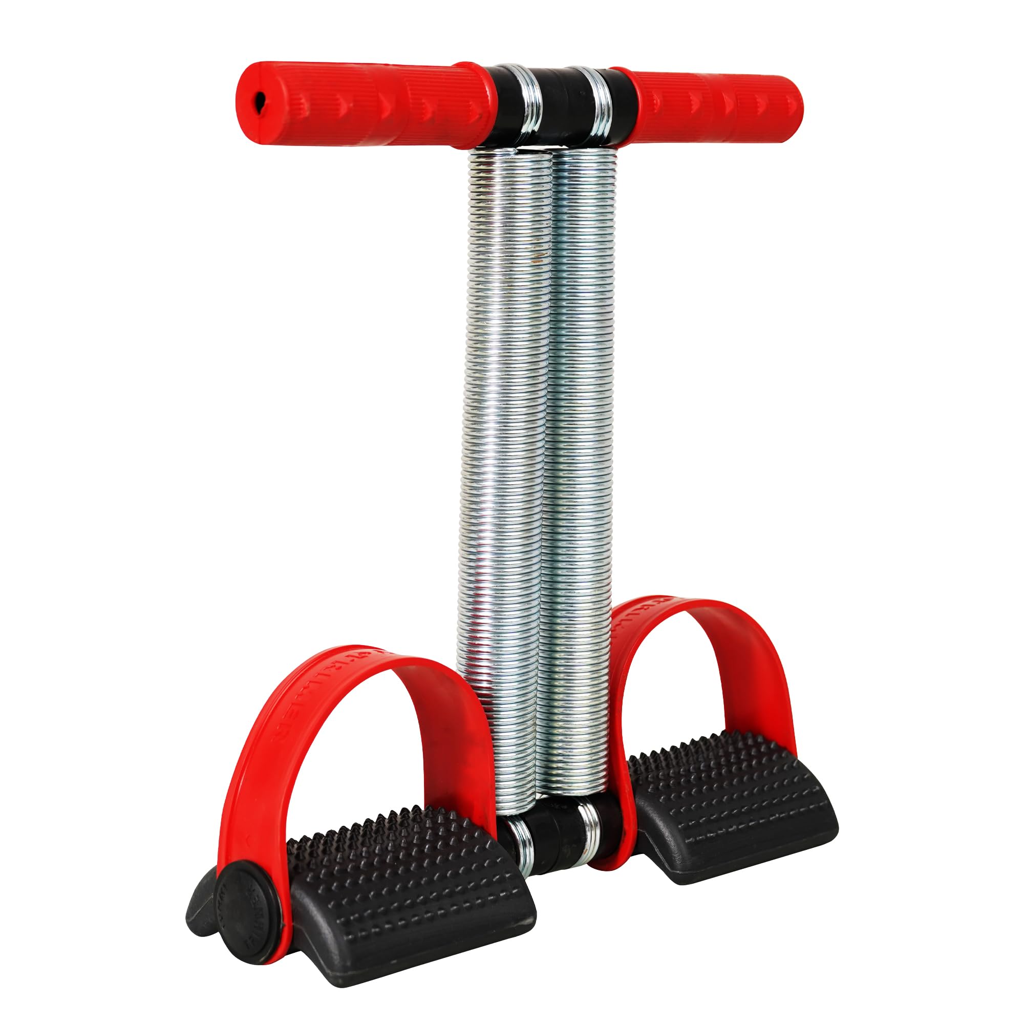 YIXTY Tummy Trimmer for Men & Women | Double Spring Waist Trimmer | ab exerciser | Abdominal Workout Equipment | Home & Gym Full Body Workout Accessories (Red) (B0CMTX8NL1) Amazon Price History, Amazon Price Tracker