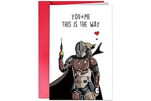 Funny Star Wars Valentines Card for Boyfriend Husband, Lovely Anniversary Card from...