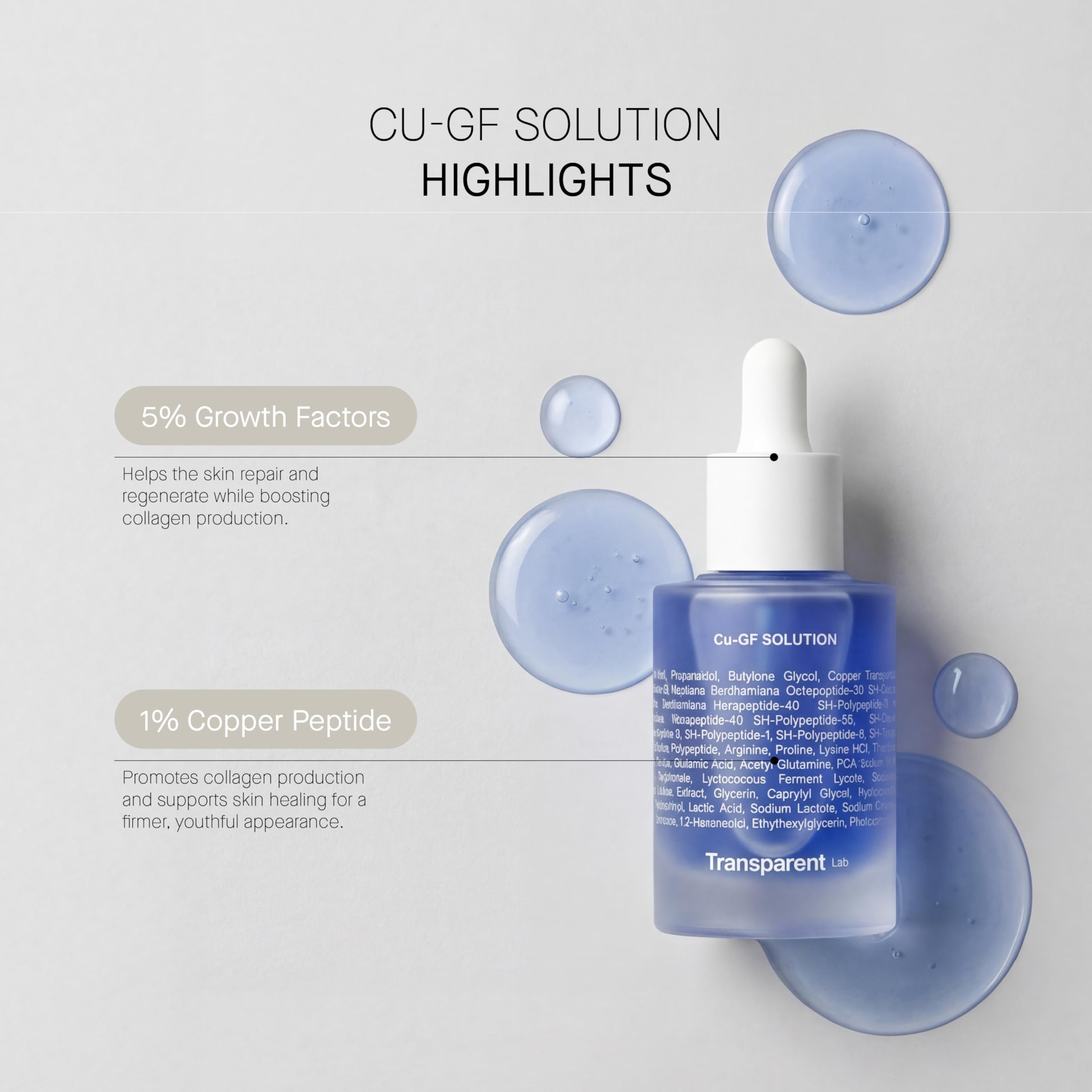 Transparent Lab Cu-GF Solution - Anti-Aging Treatment with Copper Peptide — view 5