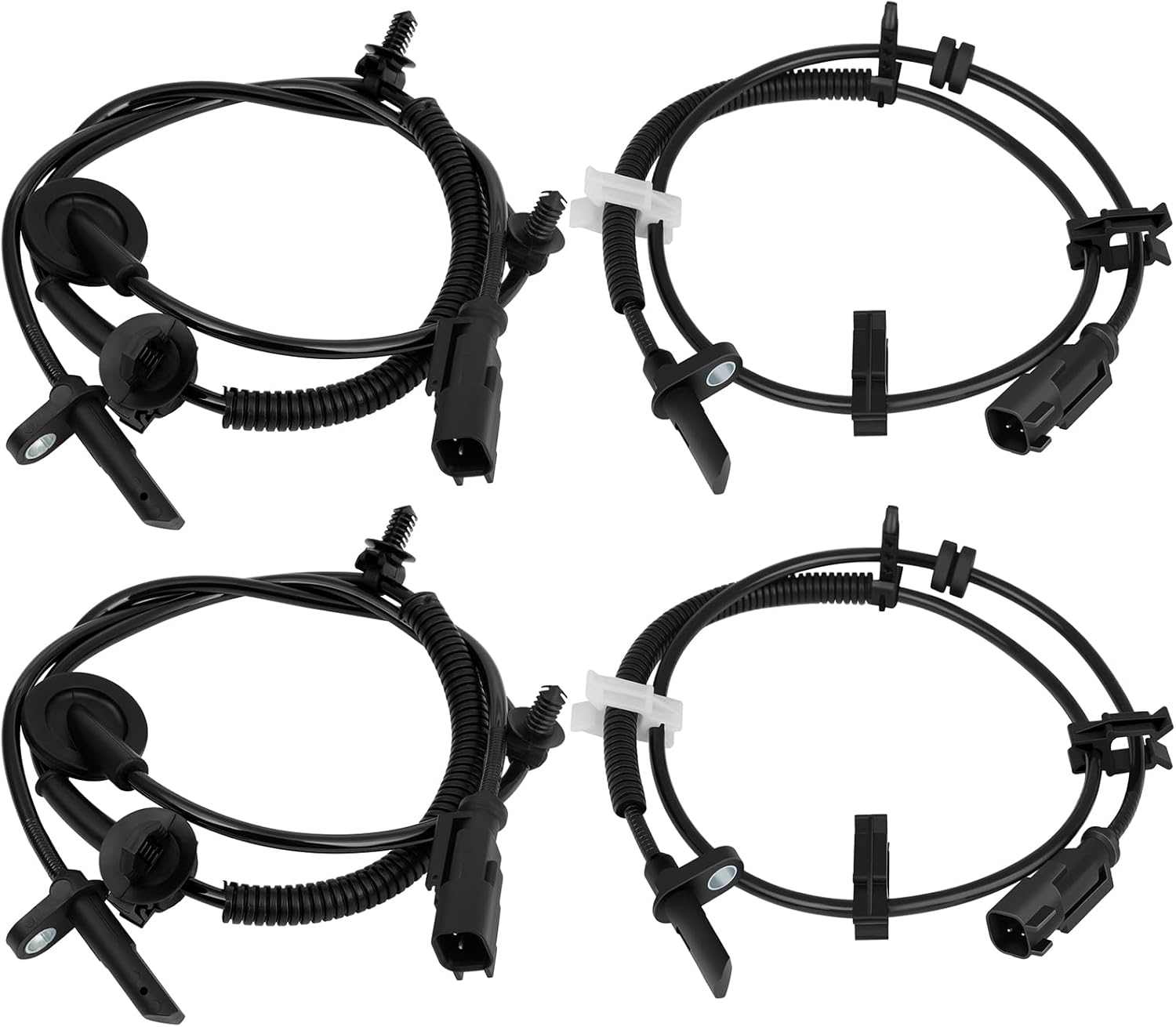 ROADFAR 4 x Left&Right&Front&Rear ABS Wheel Speed Sensor ABS Sensor Fit for 2008-2016 for Buick Enclave 2009-2016 for Chevrolet Traverse 2008-2016 for Buick Enclave