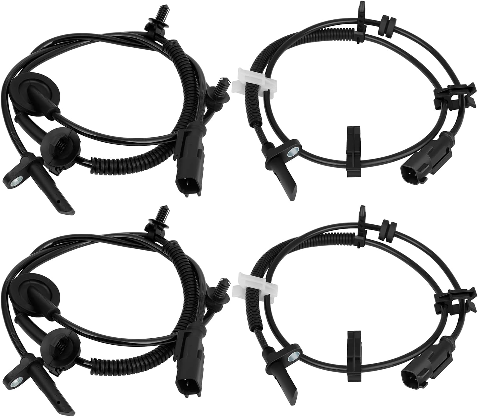 ROADFAR 4 x Left&Right&Front&Rear ABS Wheel Speed Sensor ABS Sensor Fit for 2008-2016 for Buick Enclave 2009-2016 for Chevrolet Traverse 2008-2016 for Buick Enclave