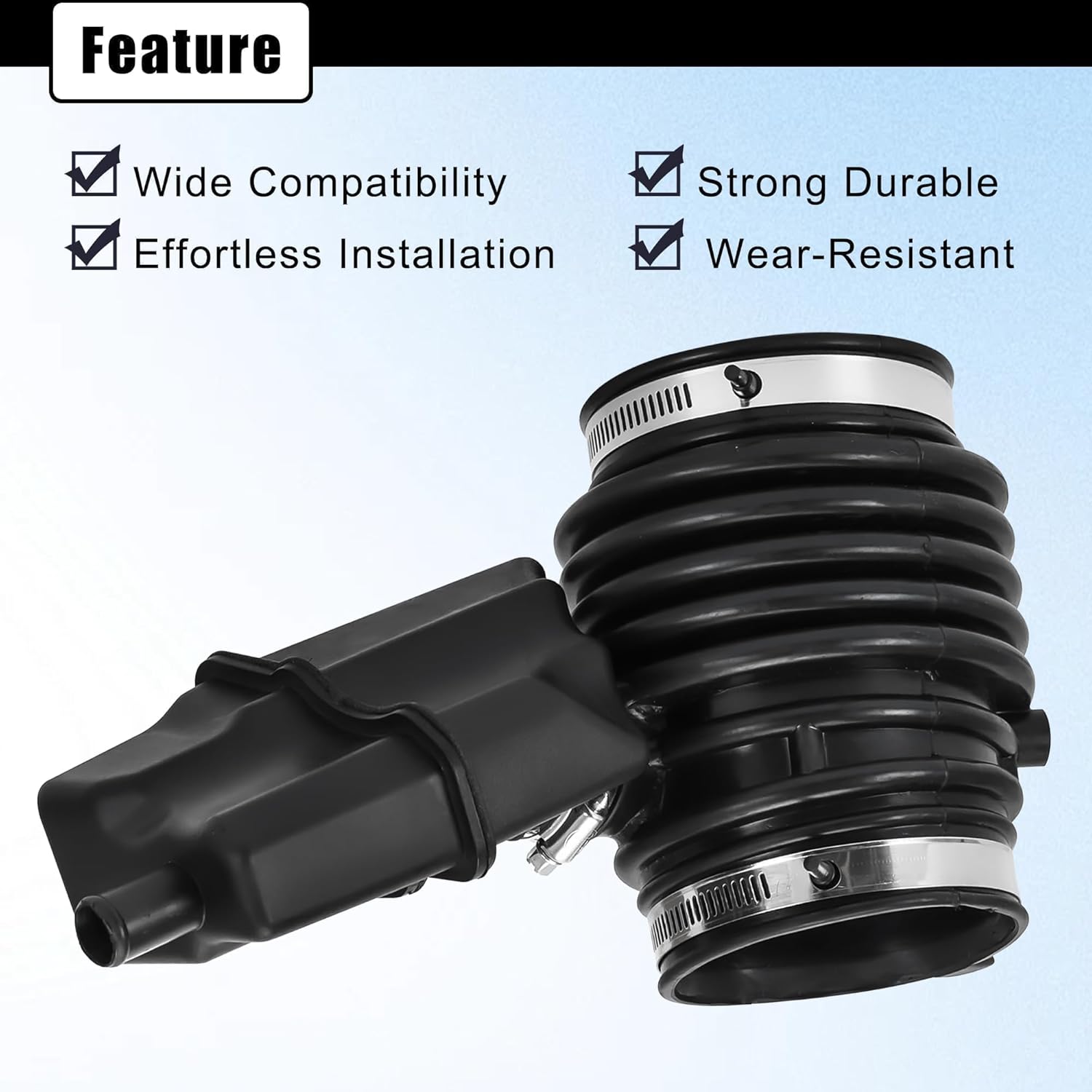 16576-3JA0A Engine Air Intake Hose for Nissan Murano 2015-2023 Pathfinder 2013-2016 For Infiniti QX60 2014-2016 JX35 2013 Air Mass Meter Boot 165763JA0A 16576-3JA0A 004B A27624