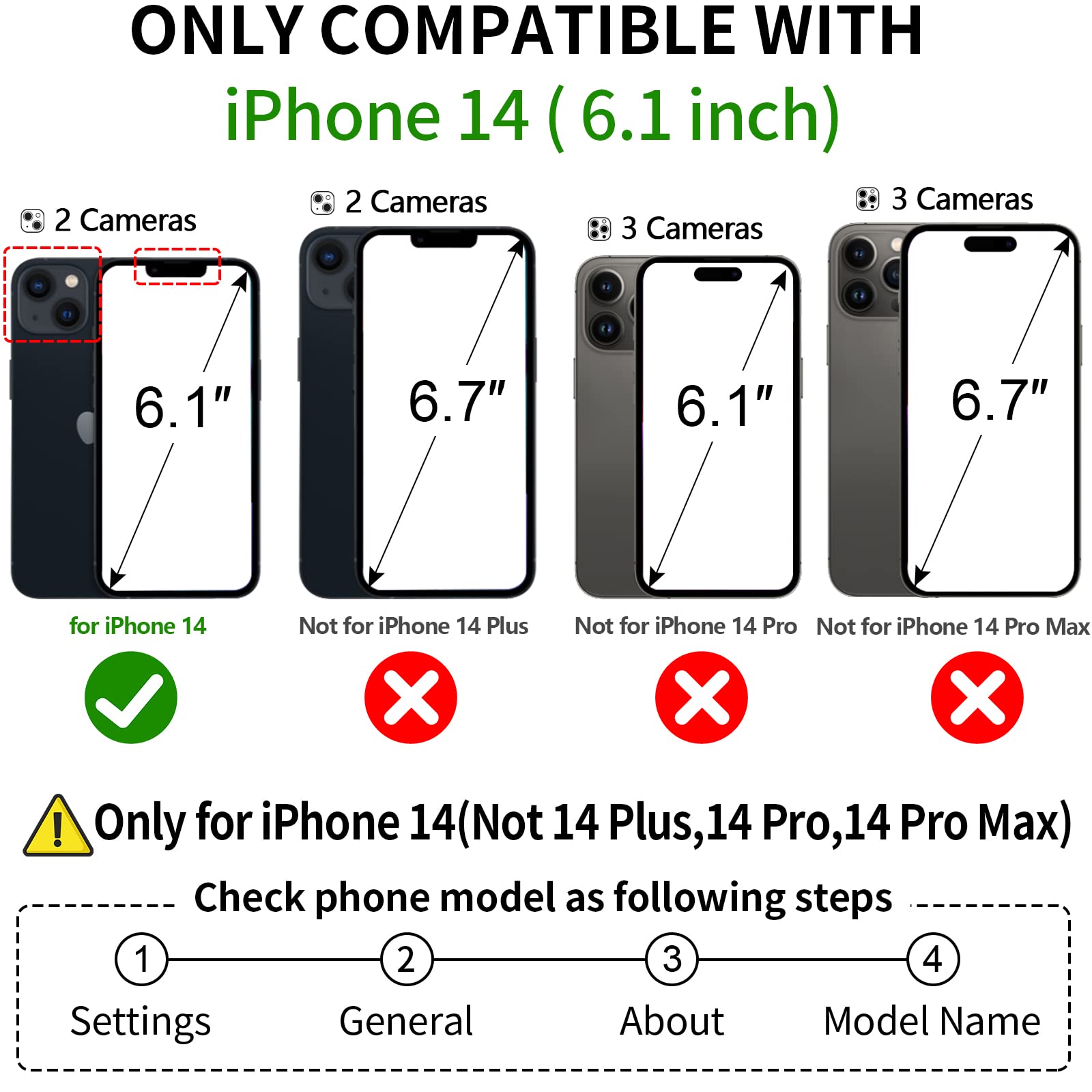 CASEOWL Compatible with iPhone 14 Wallet Case, Support Magsafe Charger, 2 in 1 Magnetic Detachable Folio Leather iPhone 14 Case Wallet with 9 Card Slots[RFID Blocking], Strap for Women (Purple)