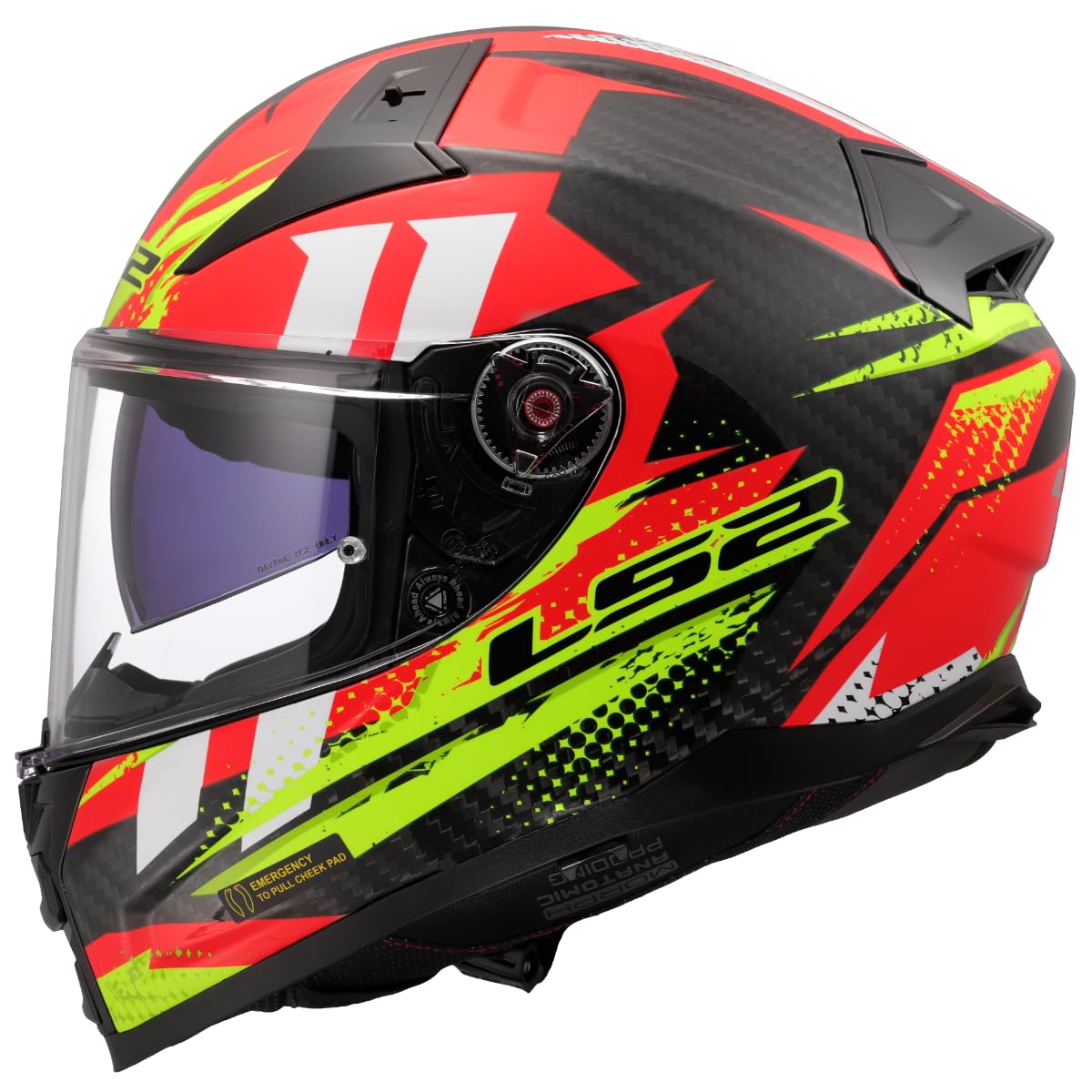 LS2 Motorradhelm FF811 Vector II Carbon Tantic