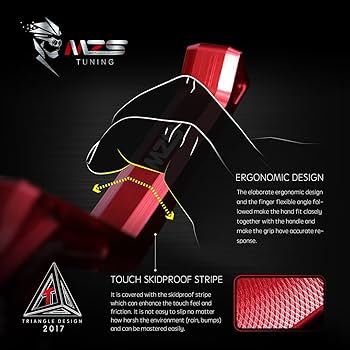 Amazon.com: MZS Red Motorcycle Clutch Brake Levers Short