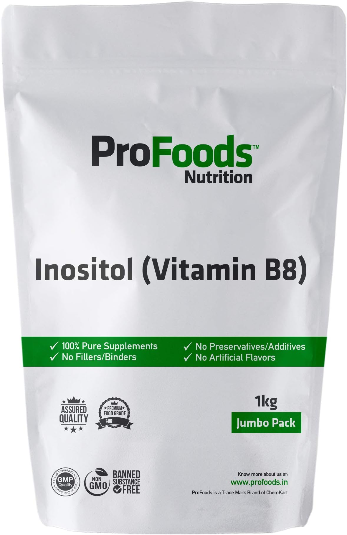 Profoods Inositol (Vitamin B8) Powder (1 kg)