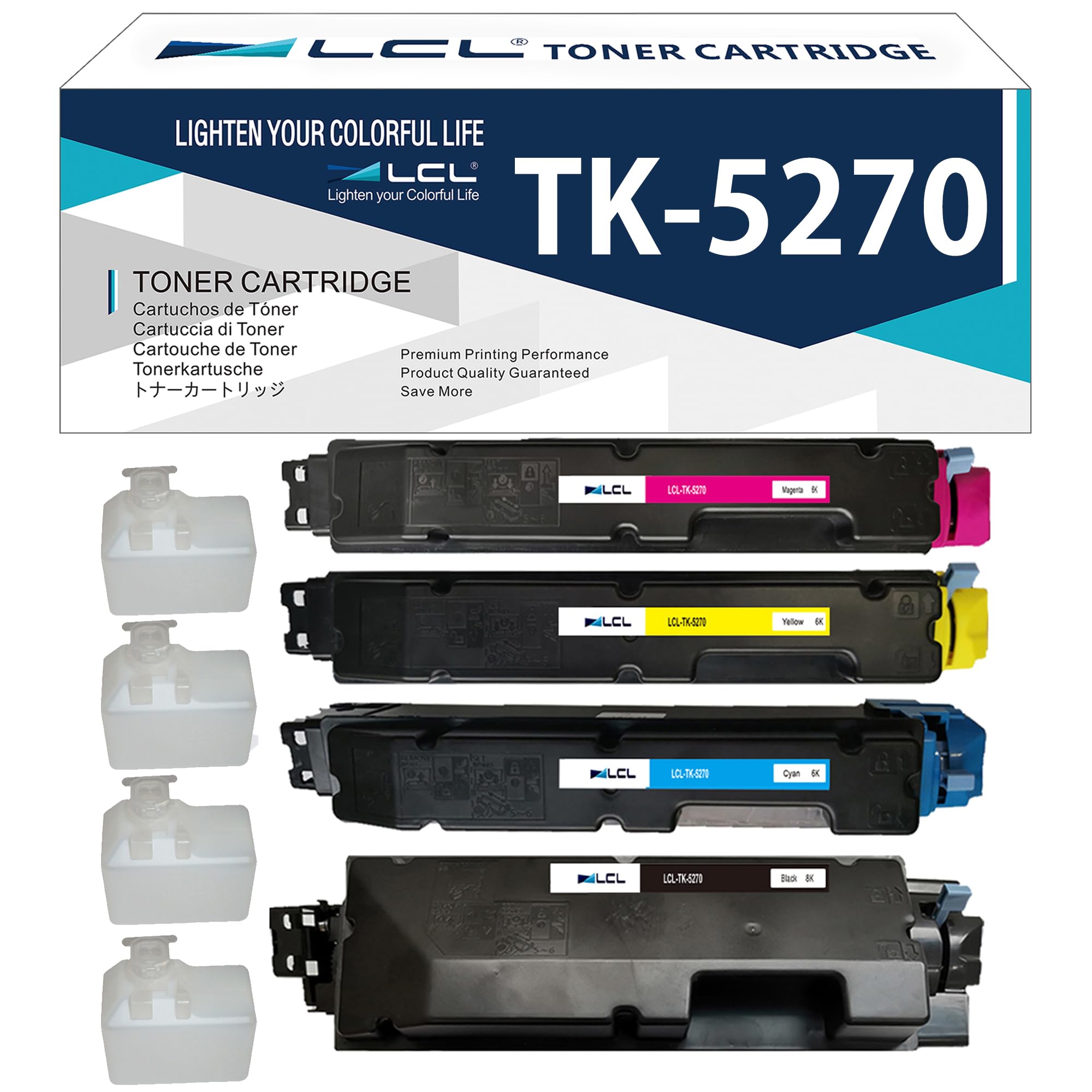tampone toner compatibile kyocera ecosys m6230 set 4 colori