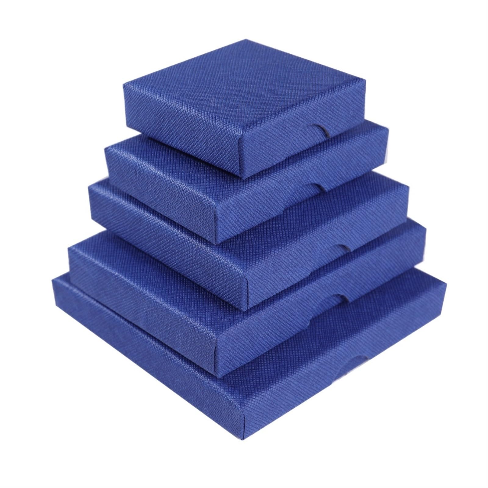 ABLNLPYOC 12Pcs 1.5cm Thin Gift Jewelry Packaging Boxes Storage Case For Necklace Bracelet Card Pendant Gift Box 12Pcs(Blue,9x9x1.5cm)