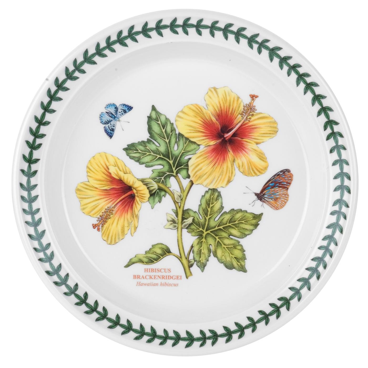 Portmeirion Home & Gifts Margarine/Butter Tub, Porcelain, White, 0.02 x 0.02 x 0.02 cm